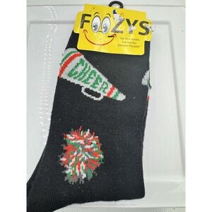 1 Pair Foozy Unisex Cheerleading Novelty Socks, New with Tags